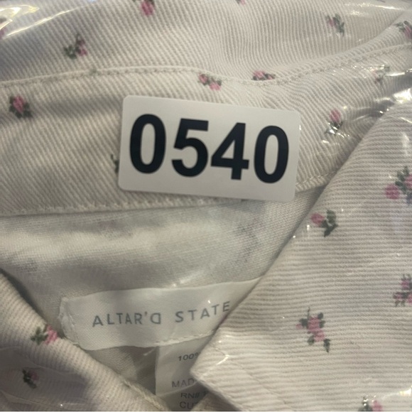 Altar’d State Skylar Cargo Romper Floral Women’s Small Cottagecore Boho Coquette - Picture 10 of 10